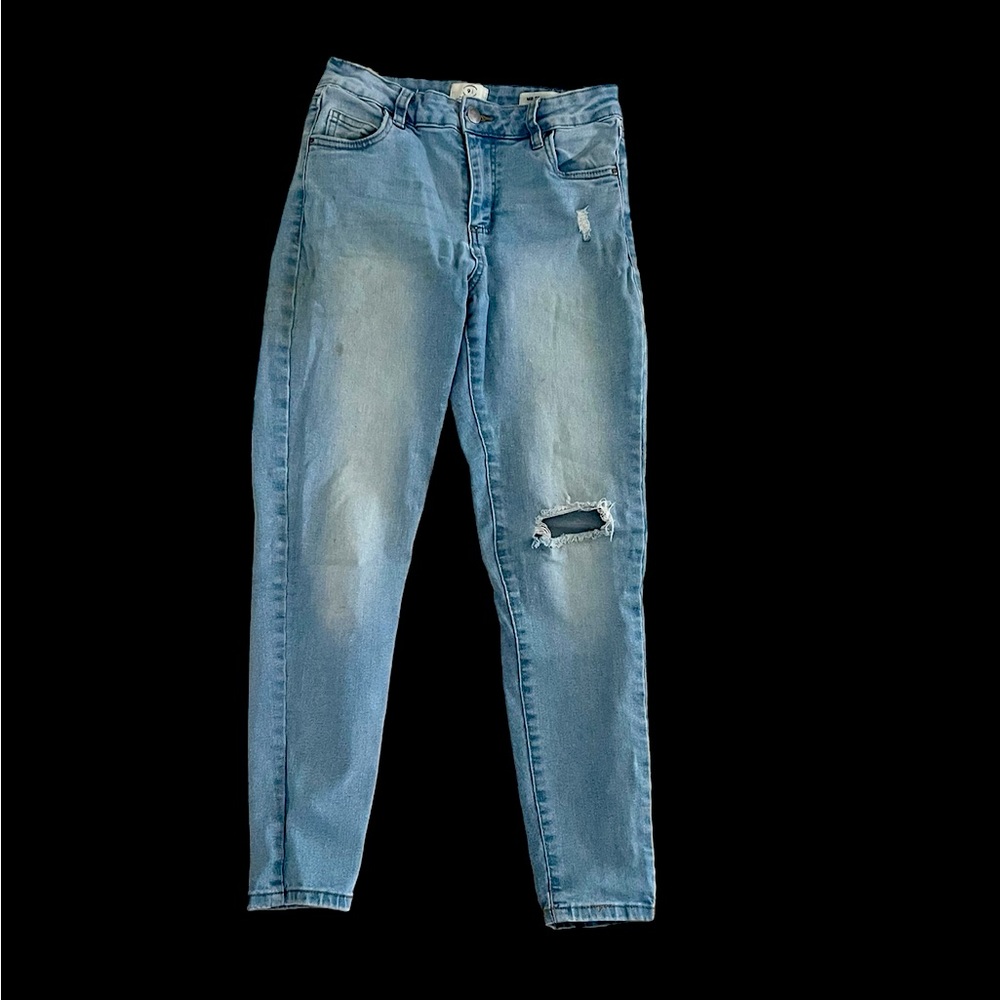 COTTON ON * Size 4 * Mid Grazer Skinny Jeans‎ THRASHED